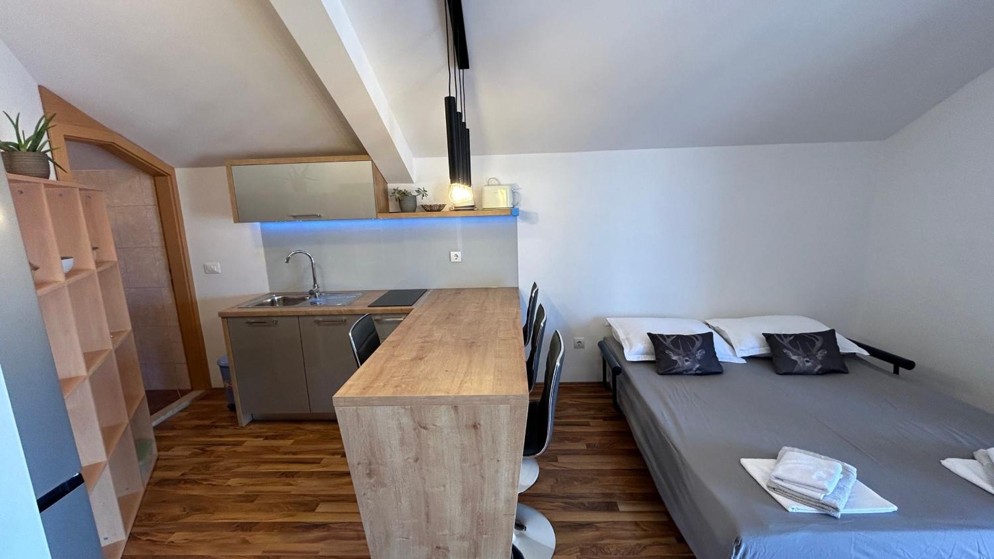 Apartman Senka Подгора Екстериор снимка